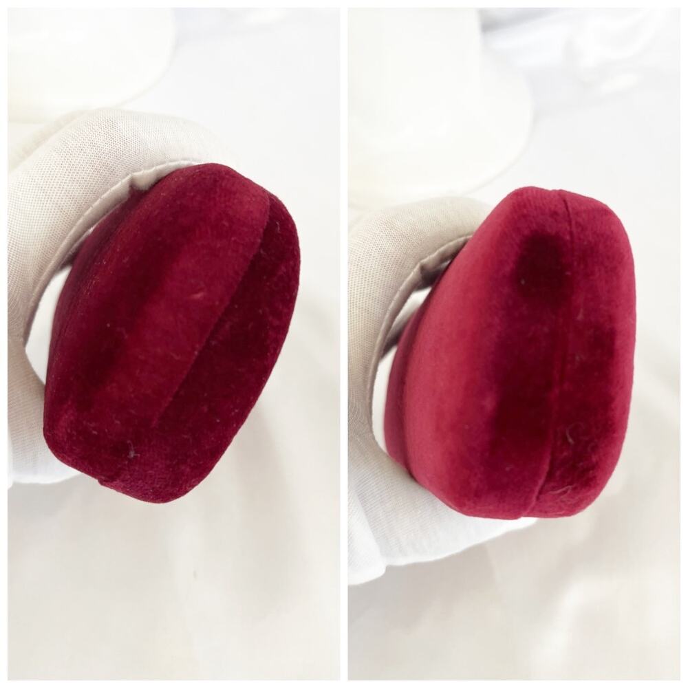 GUCCI Burgundy Red Gucci Case Hard Shell Sunglasses & Eyeglasses Velvet Case - Picture 7 of 10